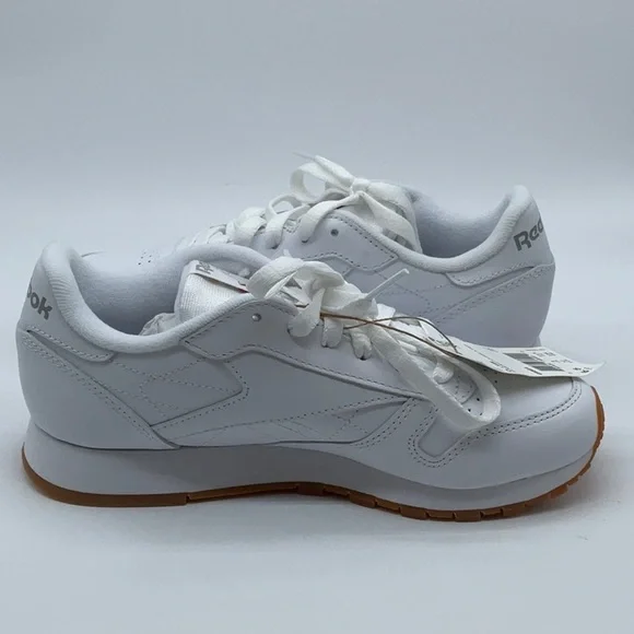 Reebok Classic Leather Shoes Woman’s White - Picture 4 of 9